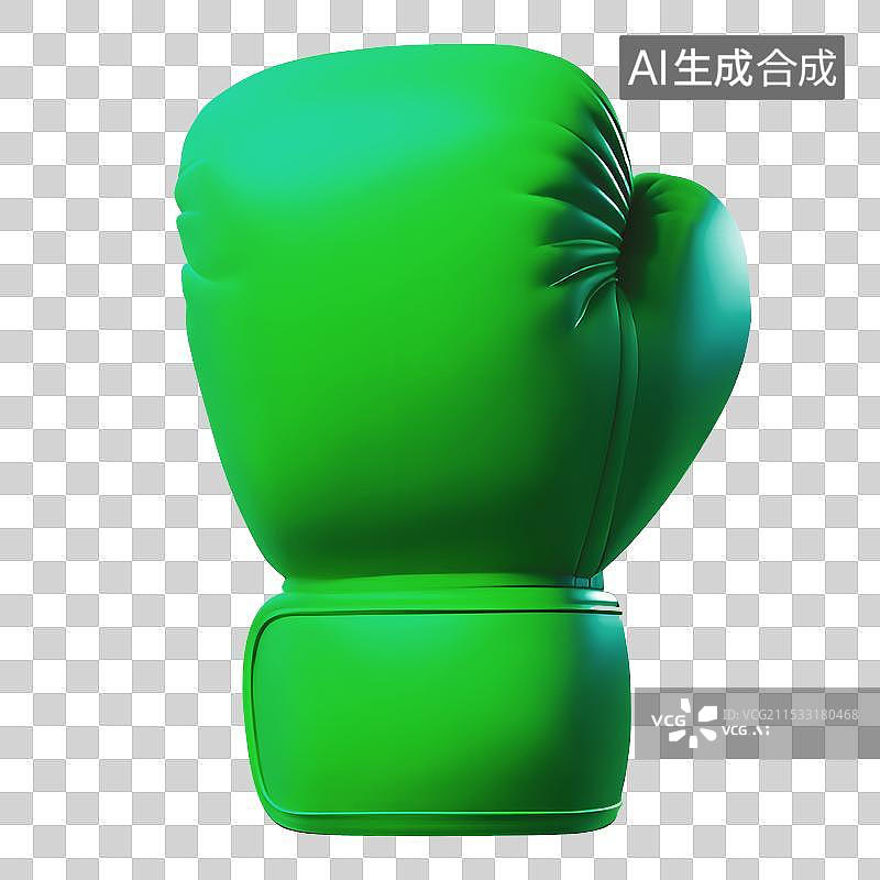 【AI数字艺术】卡通拳击手套模型3D渲染图片素材