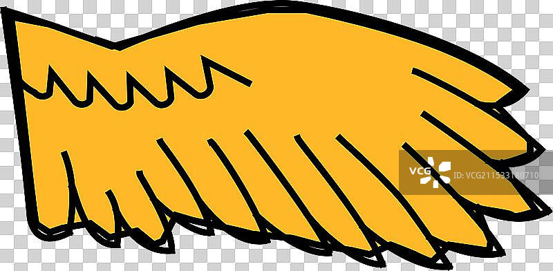 鸟翼图标颜色图片素材