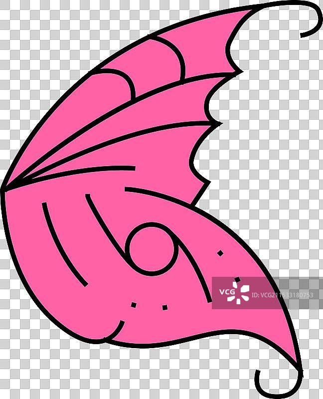 精灵翅膀图标颜色图片素材