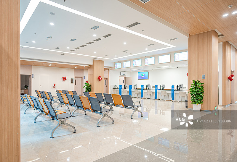 空无一人的体检中心图片素材