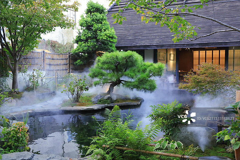 夏日常州拾芳园图片素材