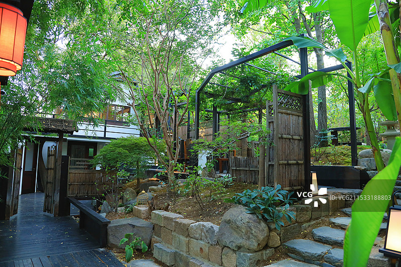 夏日常州拾芳园图片素材