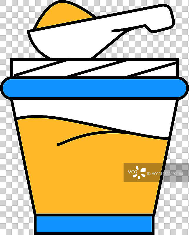 酥油牛奶产品图标颜色图片素材