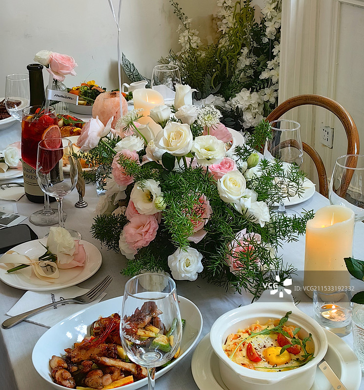 ins风餐桌美食图片素材