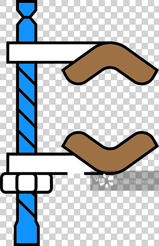 卡德利尼夹具图标颜色图片素材