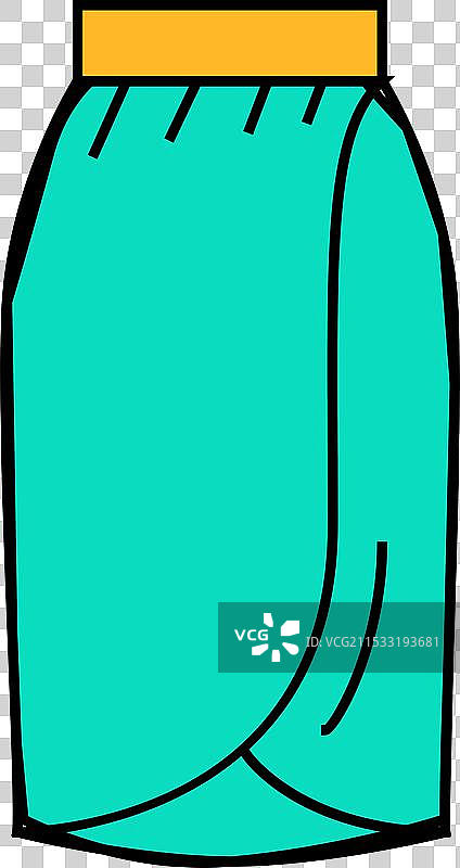 沙龙裙图标颜色图片素材