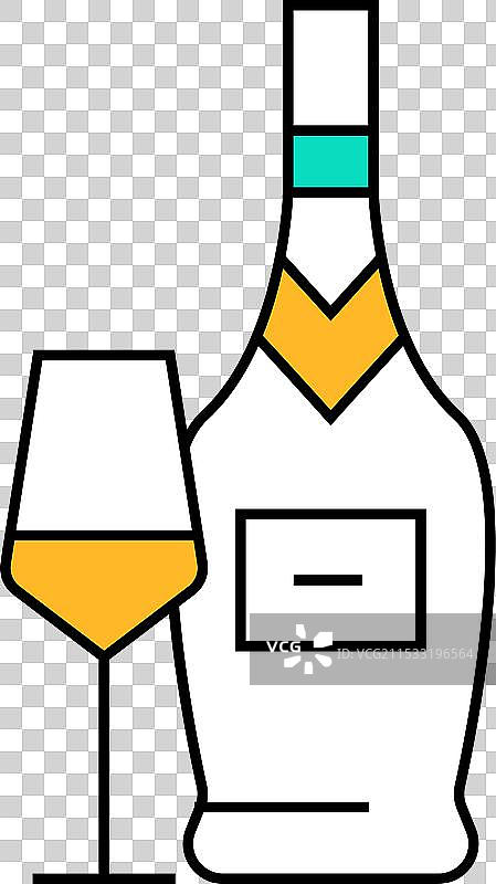 灰皮诺白葡萄酒图标颜色图片素材