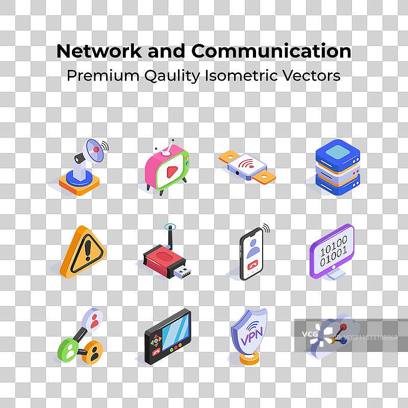 抓住这个可定制的网络和通信图片素材