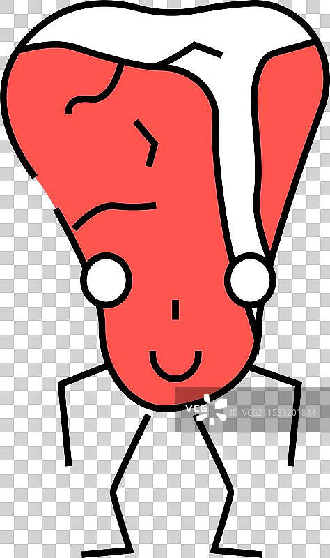 牛肉角色图标颜色图片素材