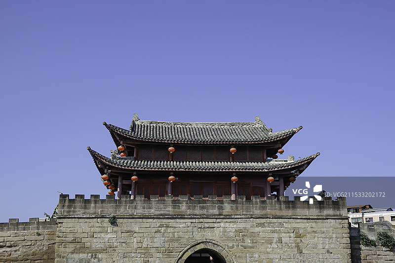 绵阳三台潼川古城集锦图片素材