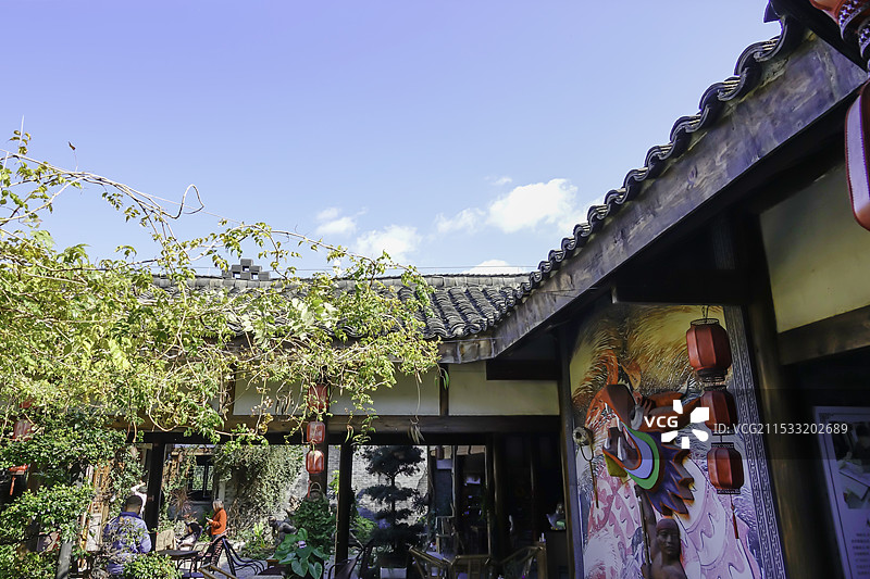 绵阳三台潼川古城集锦图片素材