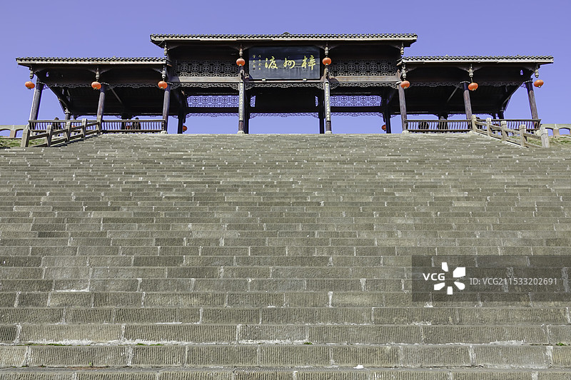 绵阳三台潼川古城集锦图片素材