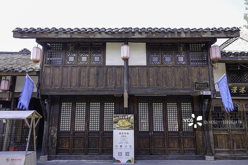 绵阳三台潼川古城集锦图片素材