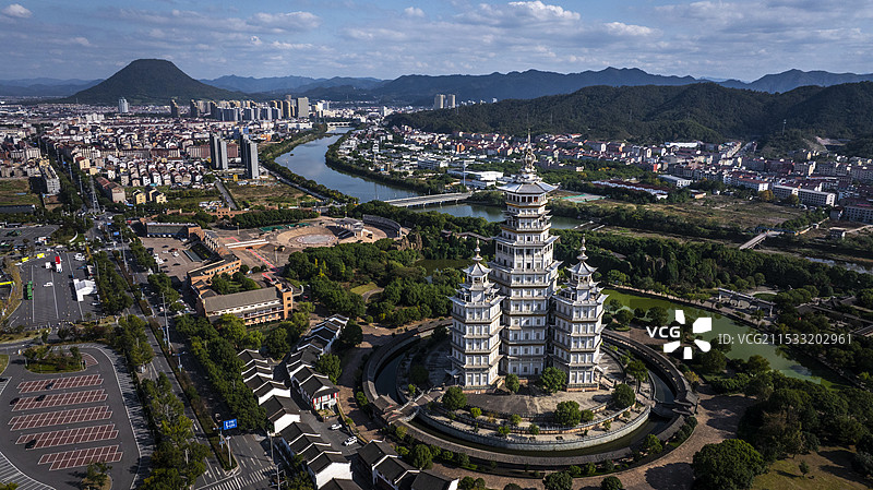 浙江横店华夏文化园图片素材