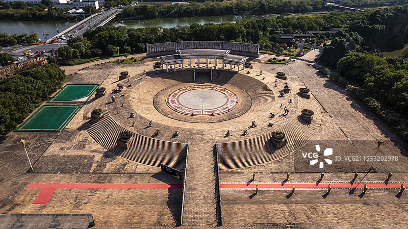 浙江横店华夏文化园图片素材