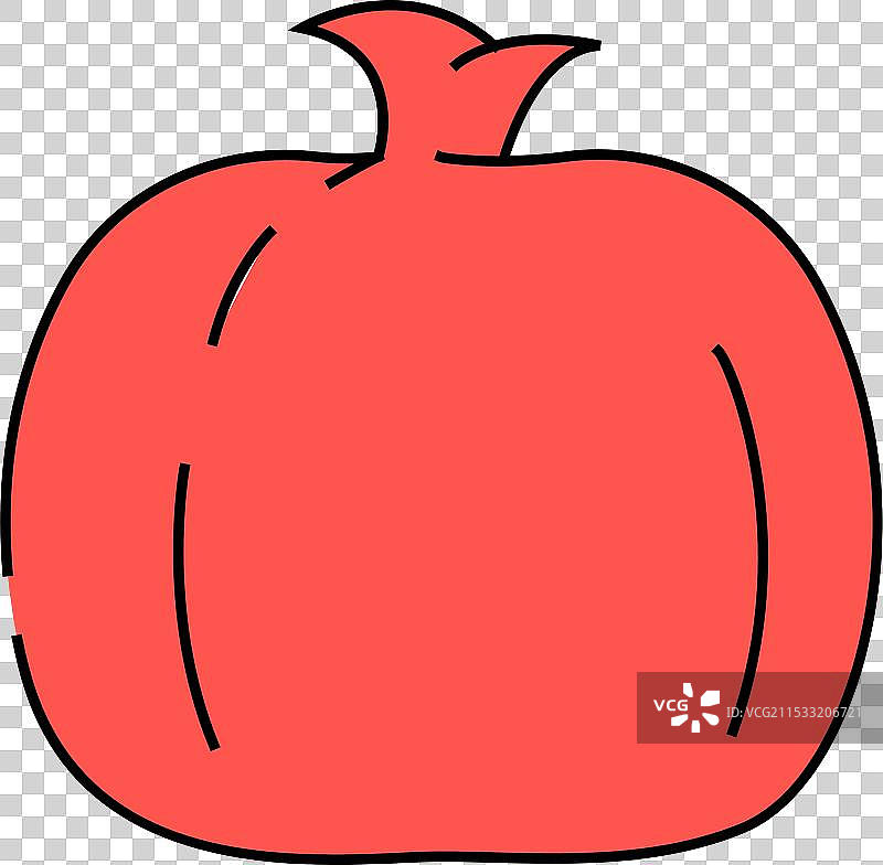 石榴 食物 水果 图标 颜色图片素材