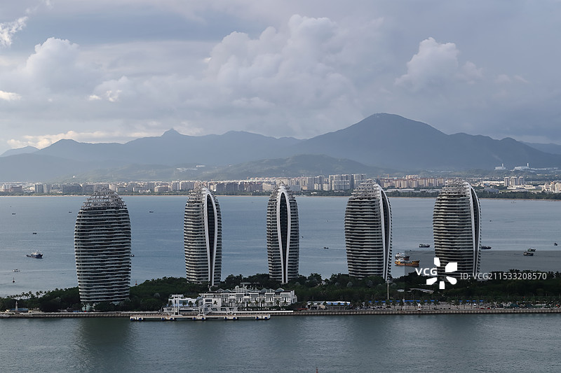 海南三亚大东海旅游区风景图片素材