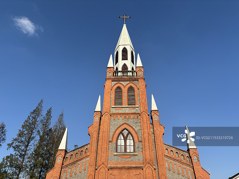 川沙公园古城墙公园老街塔楼高塔建筑图片素材