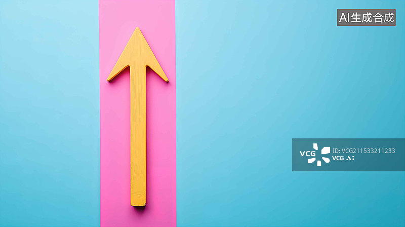 【AI数字艺术】向上箭头图片素材