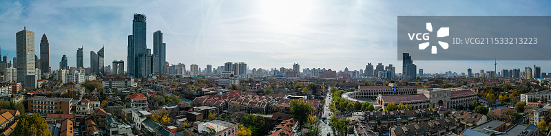 天津市 和平区 民园广场 庆王府 五大道 津湾广场图片素材