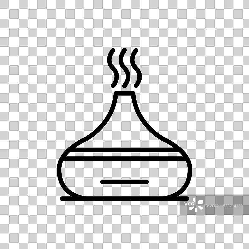 扩散器图标集 香薰藤条 芳香疗法符号图片素材