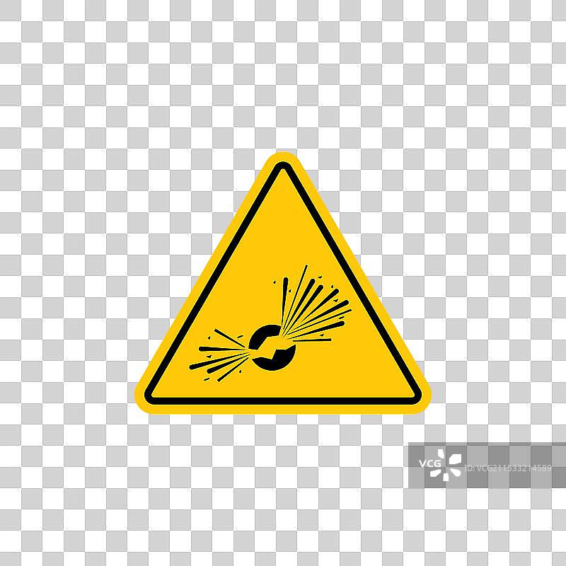 爆炸物危险标志图标集警告图片素材