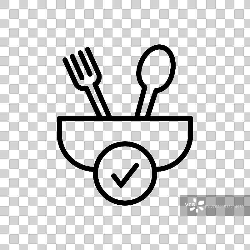 食品安全图标集：安全、卫生与健康图片素材