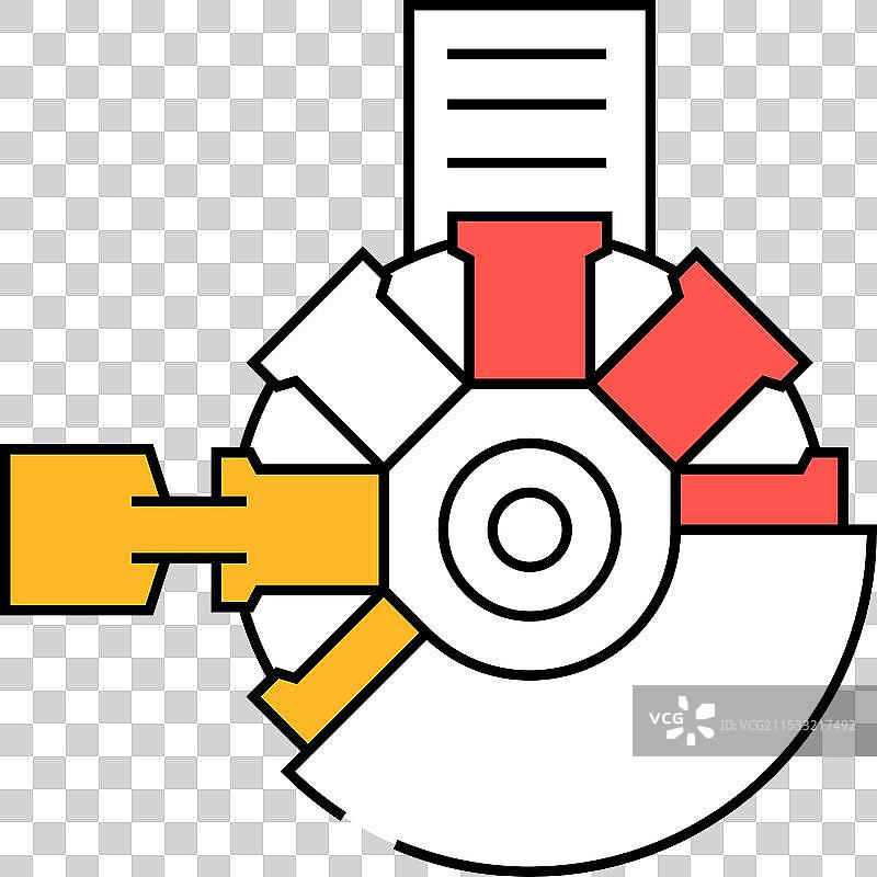 铜冶炼厂铸造阳极图标颜色图片素材