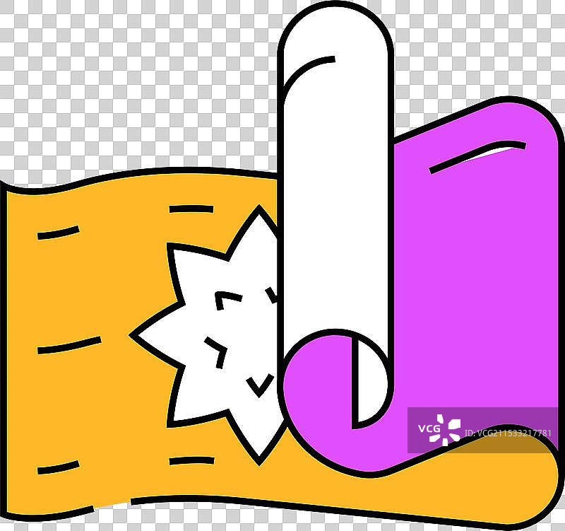 冥想垫图标颜色图片素材