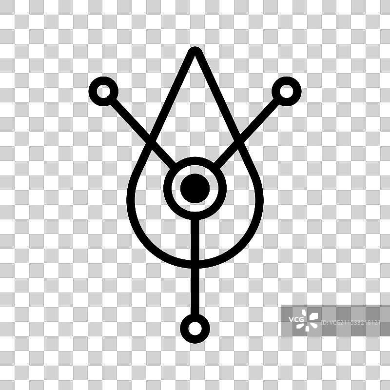 视黄醇图标集抗衰老成分符号图片素材