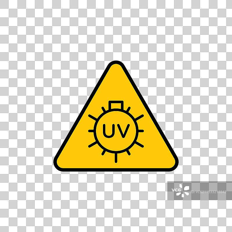 紫外线灯不看紫外线光标志图片素材