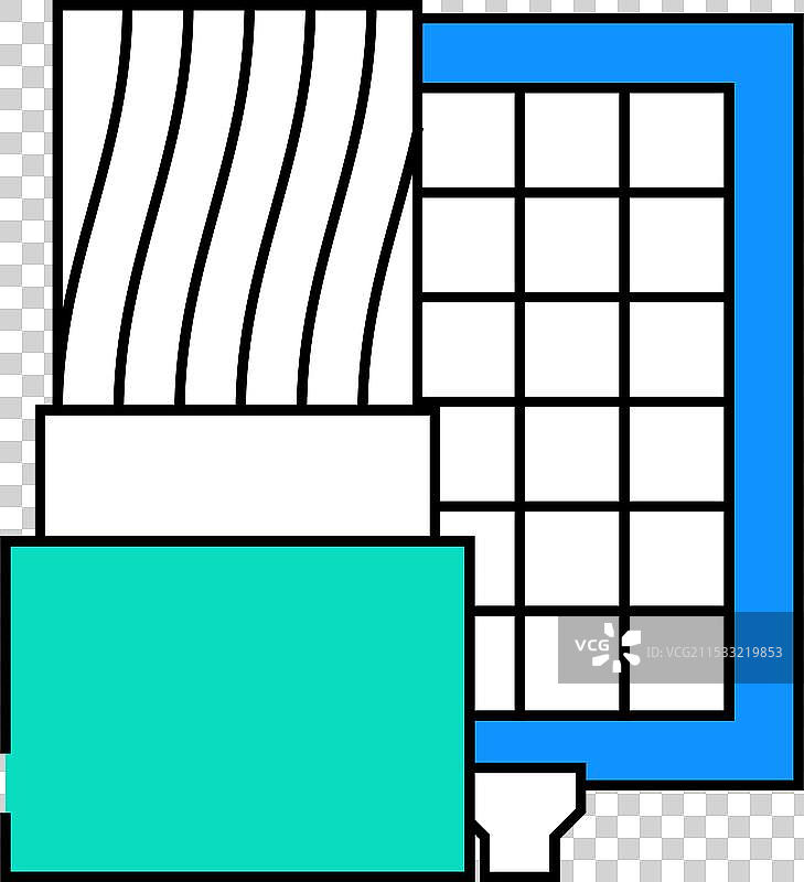 太阳能电缆图标颜色图片素材