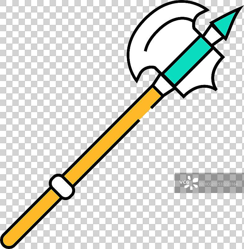 斧头武器图标颜色图片素材