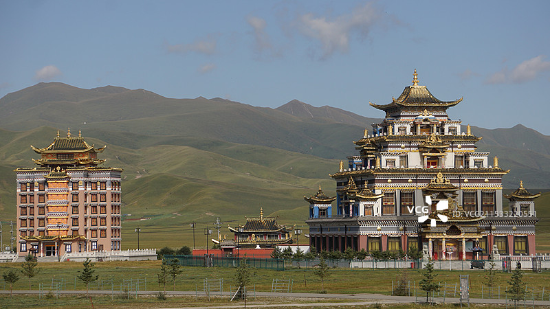 甘南玛曲县阿万仓湿地景区图片素材