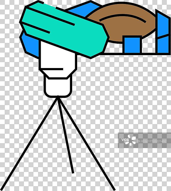 投球器图标 彩色图片素材