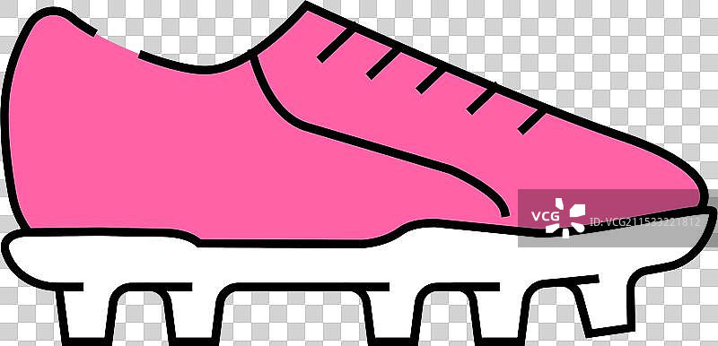 靴子鞋类图标颜色图片素材