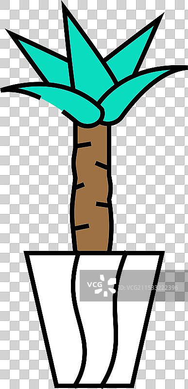 象牙树图标颜色图片素材