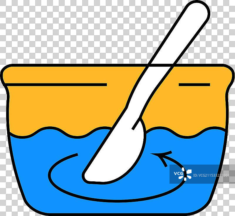 饺子馅料混合图标颜色图片素材