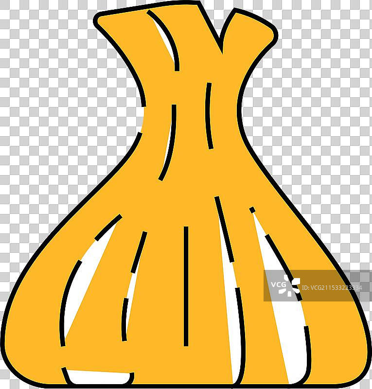 传统食物图标：色彩丰富的哈钦卡利饺子图片素材