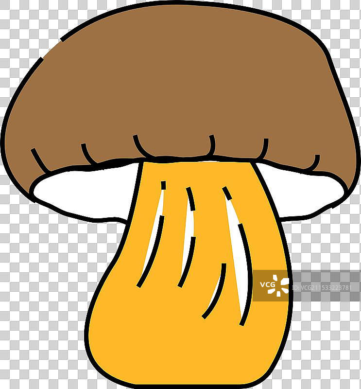 彩色的牛肝菌图标图片素材