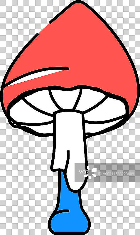 天体蘑菇图标颜色图片素材