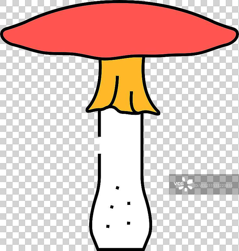 蘑菇图标颜色图片素材