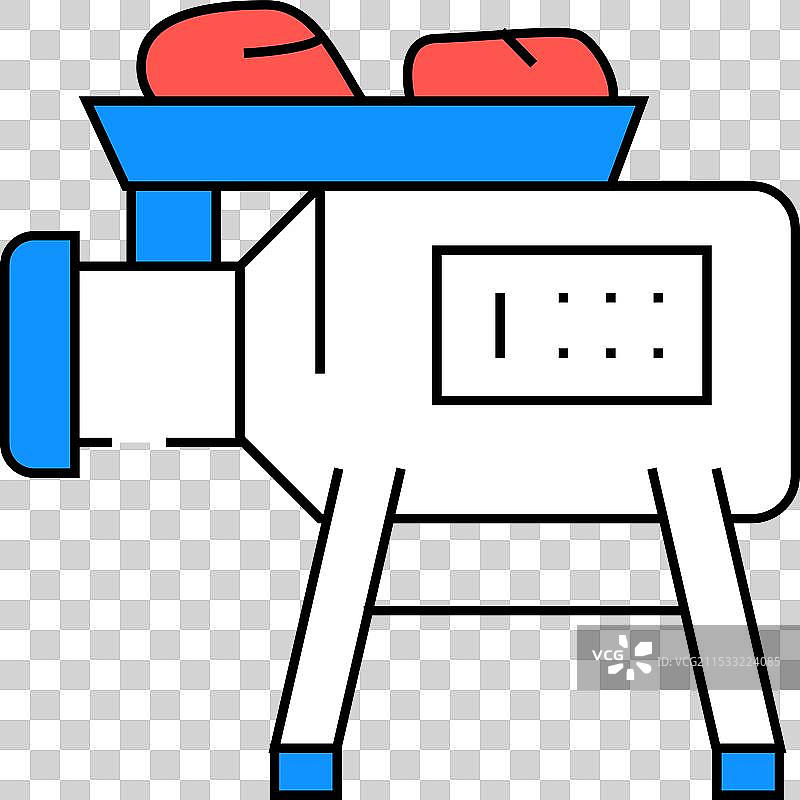 肉绞刀图标颜色图片素材