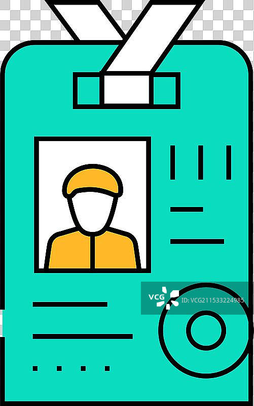 驾驶执照图标颜色图片素材