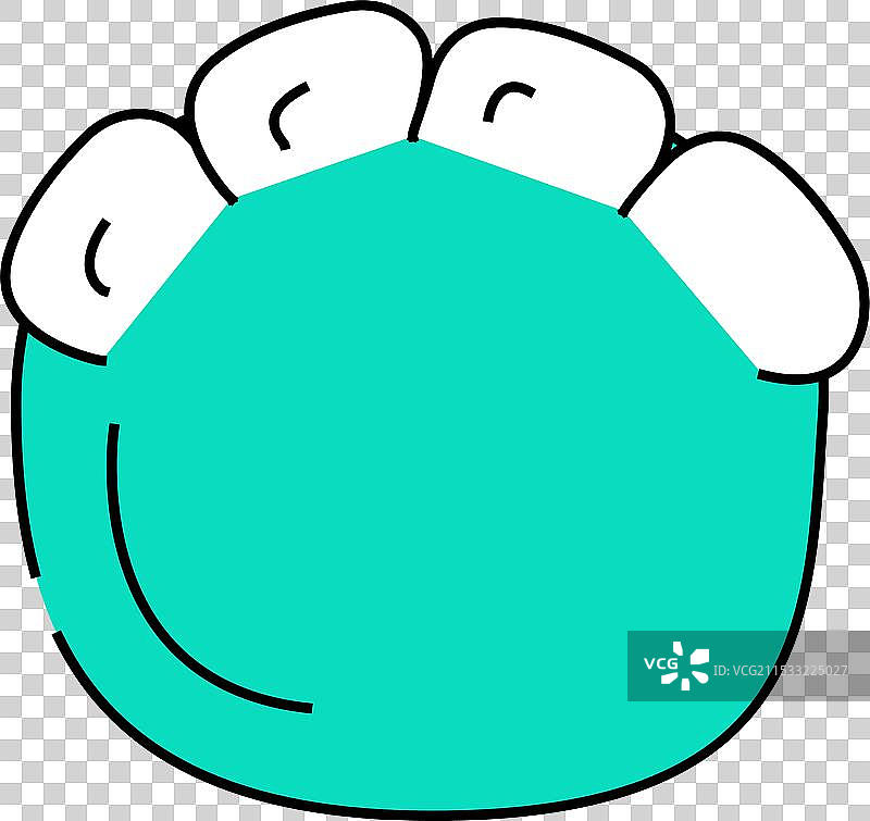 大象动物蹄印图标颜色图片素材