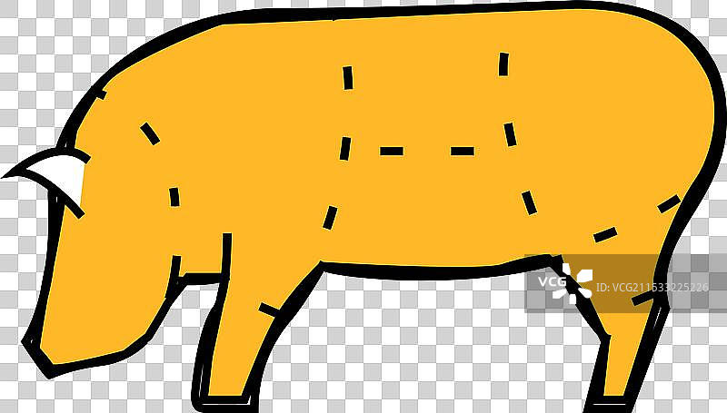 小猪图标方案颜色图片素材