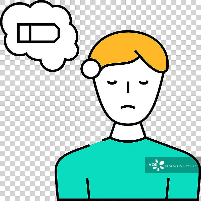 缺乏力量图标颜色图片素材