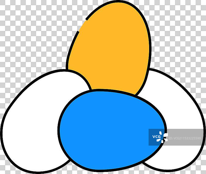 鸡蛋鸡图标颜色图片素材