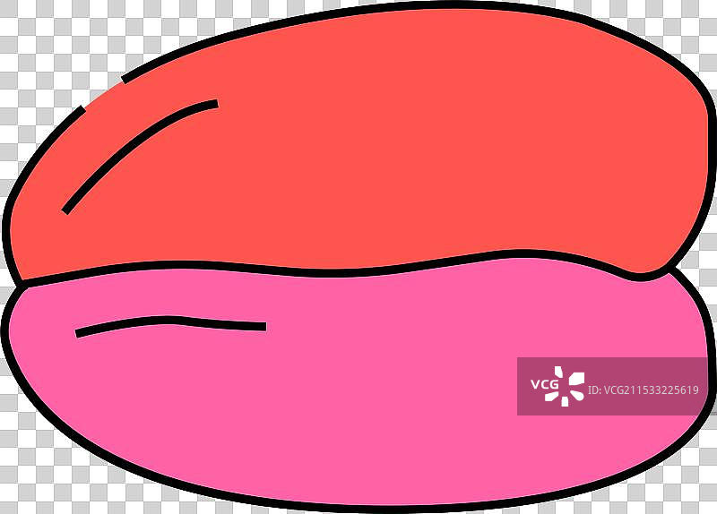 去皮去骨鸡胸肉图标 彩色图片素材