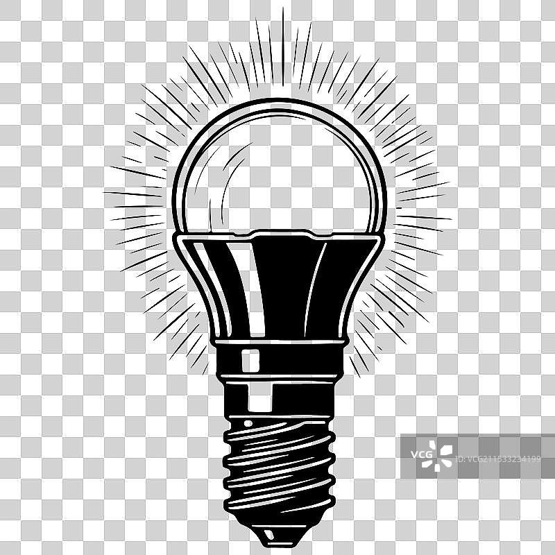 手绘线条的墨水蜘蛛灯刻图图片素材